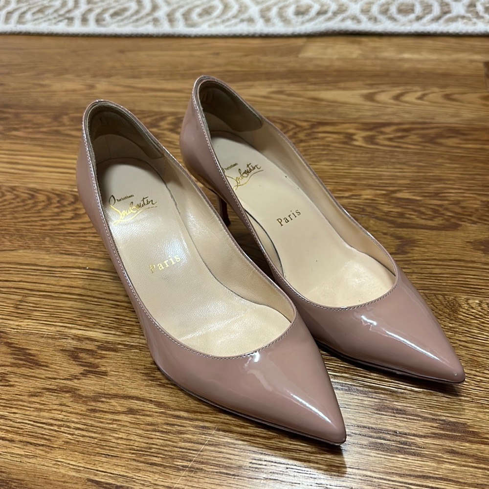Christian Louboutin Pigalle Follies 55 patent-leather pumps